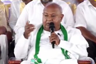 ರಾಜ್ಯದ ಅಭಿವೃದ್ಧಿಗೆ ಕಾಂಗ್ರೆಸ್ ಸರ್ಕಾರ ಸಹಕಾರ ನೀಡುತ್ತಿಲ್ಲ- ದೇವೇಗೌಡ