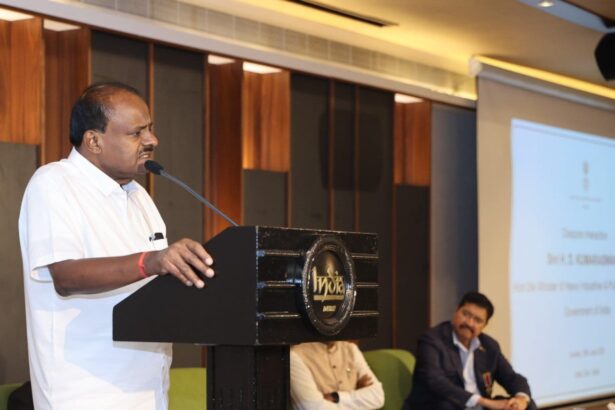 ದುಬೈನಲ್ಲಿ ಕೇಂದ್ರ ಸಚಿವ ಹೆಚ್.ಡಿ ಕುಮಾರಸ್ವಾಮಿ ಸಂವಾದ