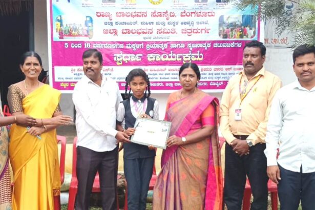 ಸೃಜನಶೀಲ  ಚಟುವಟಿಕೆಗಳಲ್ಲಿ ಮಕ್ಕಳು ಸಕ್ರಿಯವಾಗಬೇಕು-ವಿನೋದಮ್ಮ