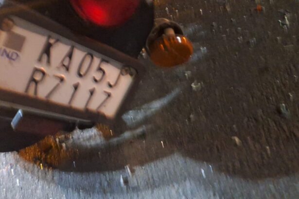 ಖಾಸಗಿ ಬಸ್ ಬುಲೆಟ್ ಬೈಕ್ ನಡುವೆ ಅಪಘಾತ: ಬುಲೆಟ್ ಬೈಕ್ ಸವಾರ ಸ್ಥಳದಲ್ಲೇ ಸಾವು