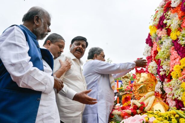 ಜಗಜೀವನ ರಾಂ ಅವರ ಆಡಳಿತ ವೈಖರಿ ನಮಗೆ ಸ್ಫೂರ್ತಿದಾಯಕ –ಸಿದ್ದರಾಮಯ್ಯ