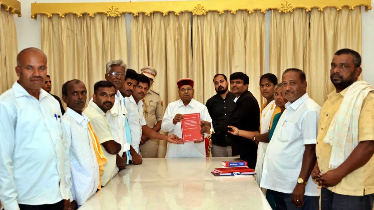 ಲಕ್ಕೇನಹಳ್ಳಿಯಲ್ಲಿ ಎತ್ತಿನಹೊಳೆ ಅಡಿ ಡ್ಯಾಂ ನಿರ್ಮಿಸದಂತೆ ರಾಜ್ಯಪಾಲರ ಮೊರೆ ಹೋದ ಗ್ರಾಮಸ್ಥರು