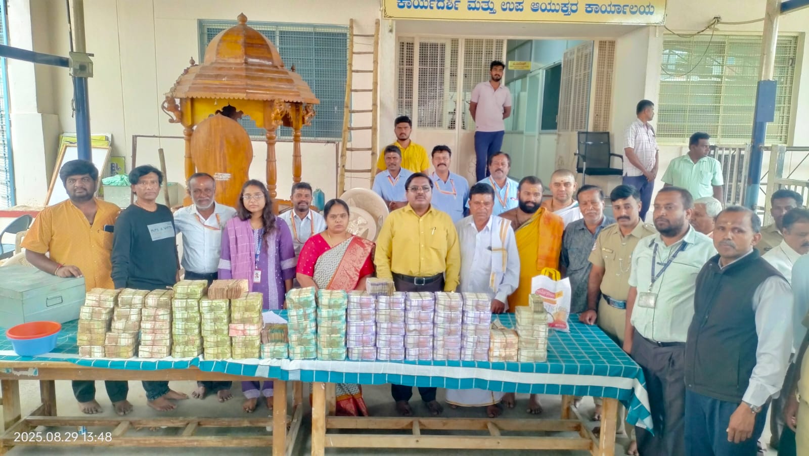 ಘಾಟಿ ಸುಬ್ರಮಣ್ಯ ದೇವಾಲಯದ ಹುಂಡಿಯಲ್ಲಿ 65.65 ಲಕ್ಷ ಸಂಗ್ರಹ