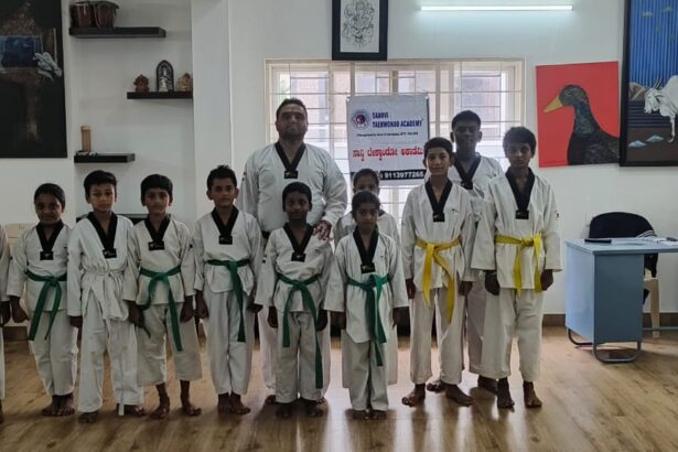 ಸಾನ್ವಿ ಟೈಕೊಂಡೋ ಬೆಲ್ಟ್ ಎಕ್ಸಾಮ್ ನಲ್ಲಿ ವಿದ್ಯಾರ್ಥಿಗಳ ಸಾಧನೆ