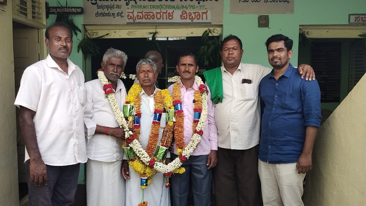 ವಿಎಸ್ಎಸ್ಎನ್ ಅಧ್ಯಕ್ಷರಾಗಿ ವೀರಭದ್ರಪ್ಪ, ಉಪಾಧ್ಯಕ್ಷರಾಗಿ ವಿಜಯ್ ಕುಮಾರ್ ಆಯ್ಕೆ