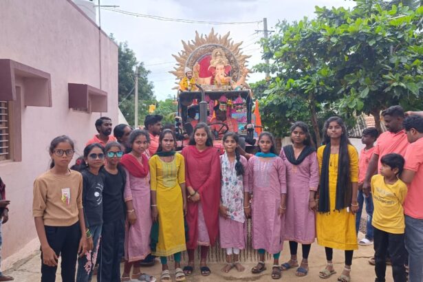 ಕೋಡಿಹಳ್ಳಿ ಗ್ರಾಮದಲ್ಲಿ ಅದ್ಧೂರಿ ಗಣೇಶೋತ್ಸವ ಆಚರಣೆ