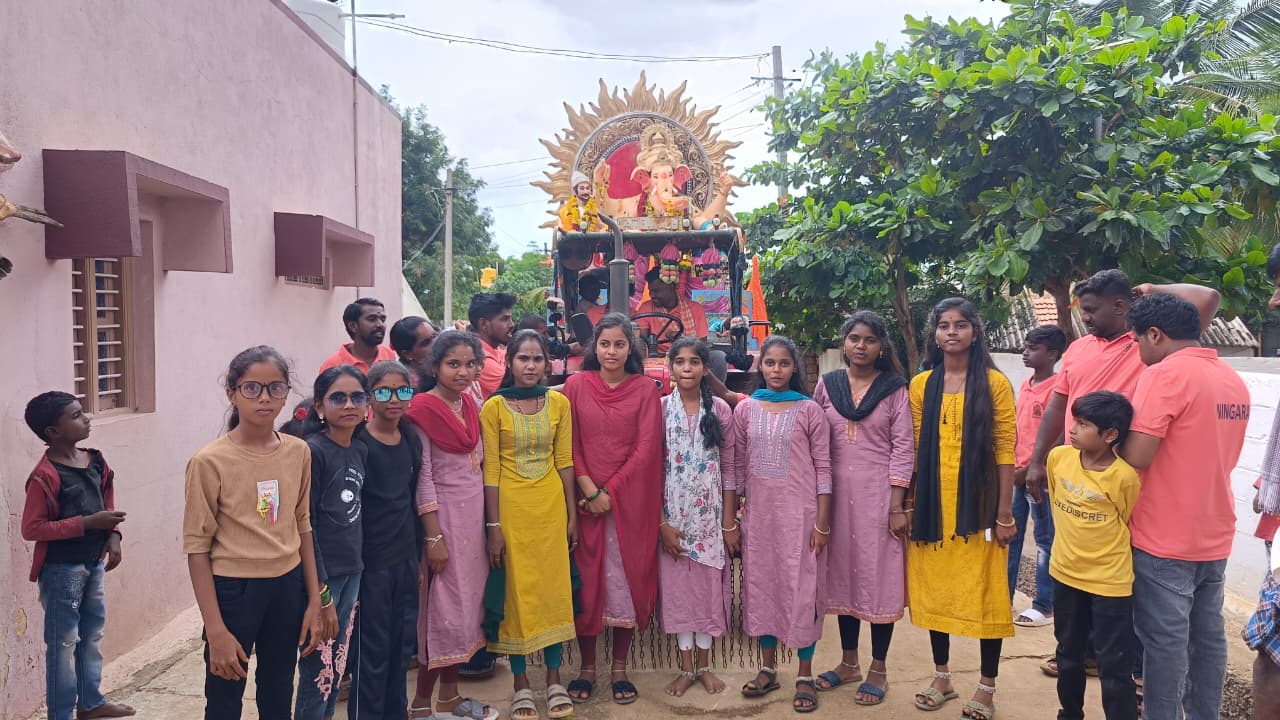 ಕೋಡಿಹಳ್ಳಿ ಗ್ರಾಮದಲ್ಲಿ ಅದ್ಧೂರಿ ಗಣೇಶೋತ್ಸವ ಆಚರಣೆ