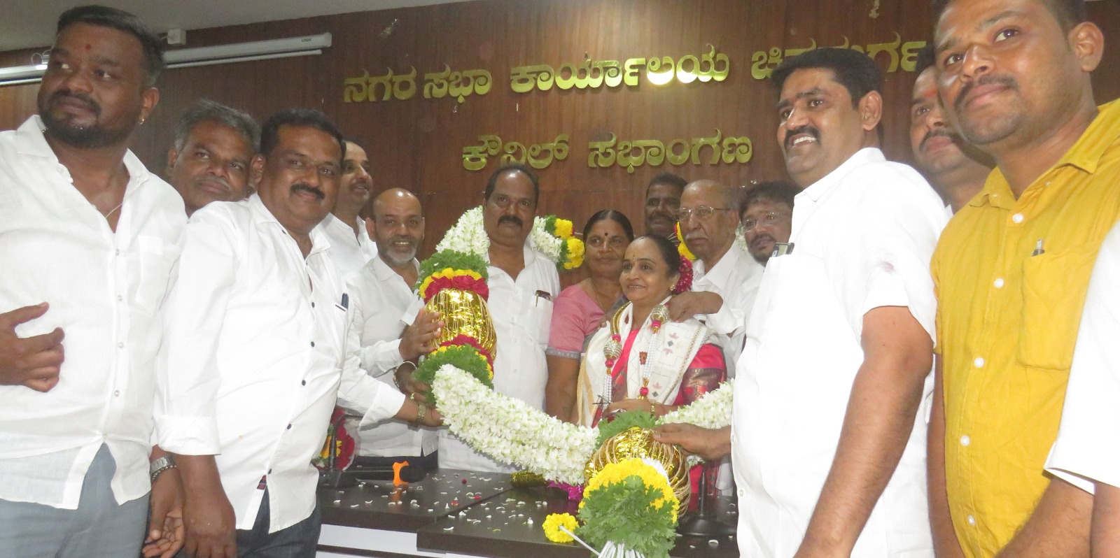 ನಗರಸಭೆ ನೂತನ ಅಧ್ಯಕ್ಷರಾಗಿ ಅನಿತಾ ರಮೇಶ್ ಅವಿರೋಧ ಆಯ್ಕೆ