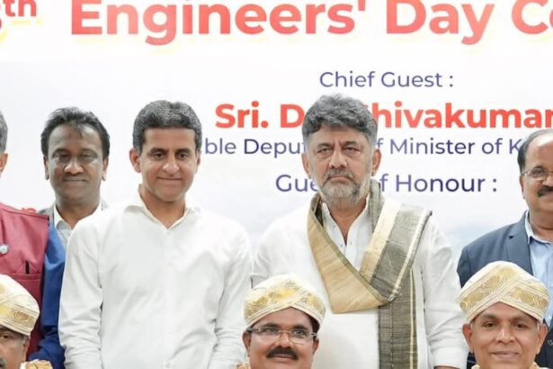 ಶ್ರೇಷ್ಠ ಅಭಿಯಂತರ ಪ್ರಶಸ್ತಿಗೆ ಭಾಜನರಾದ ಎಂ.ರವೀಂದ್ರಪ್ಪ 