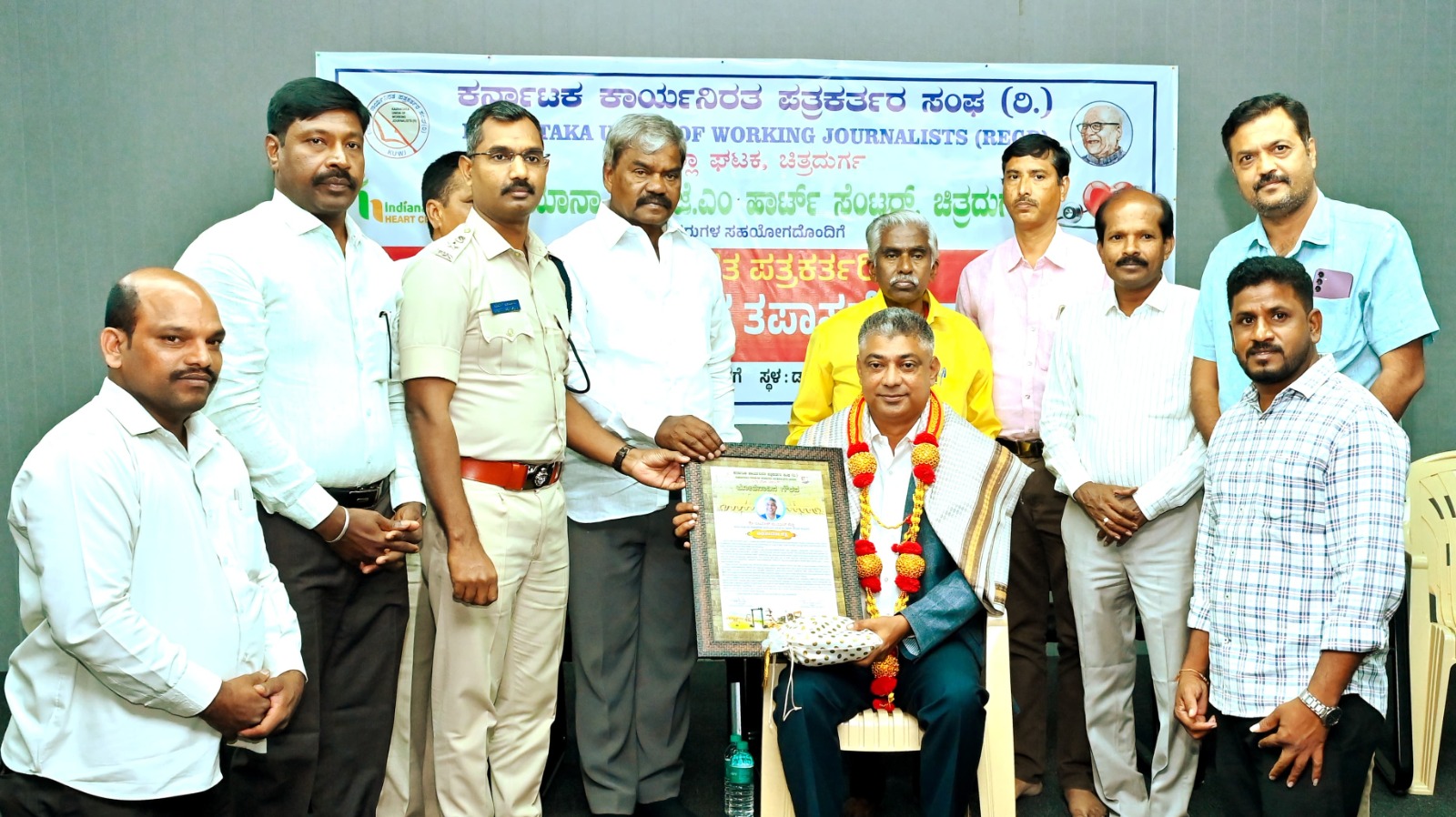 ಇಂಡಿಯಾನಾ-ಎಸ್ ಜೆಎಂ ಹಾರ್ಟ್ ಸೆಂಟರ್ ಸಾಮಾಜಿಕ ಬದ್ದತೆ ಮಾದರಿ- ಶಾಸಕ ಡಾ.ಎಂ.ಚಂದ್ರಪ್ಪ