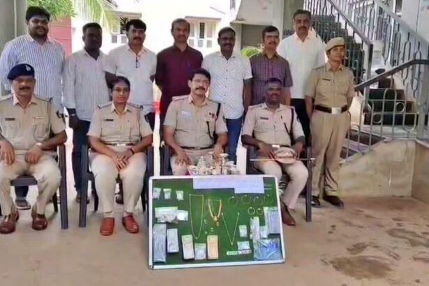 ಬೀಗ ಹಾಕಿದ ಮನೆಗಳ ಕಳವು ಮಾಡುತ್ತಿದ್ದ ಅಂತರ್​​​​ ರಾಜ್ಯ ಕಳ್ಳರ ಬಂಧನ