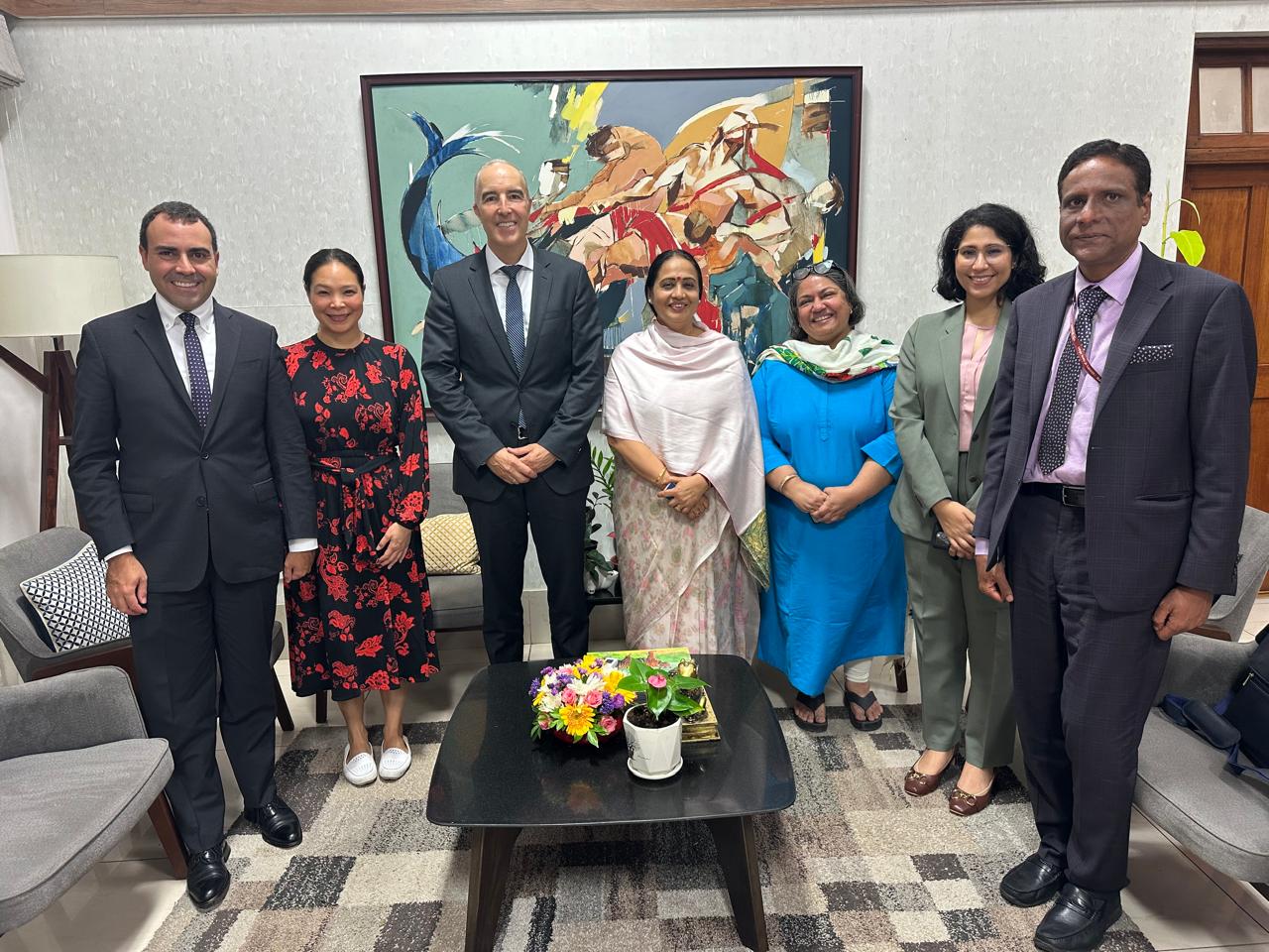 ಮುಖ್ಯ ಕಾರ್ಯದರ್ಶಿಯವರನ್ನು ಭೇಟಿ ಮಾಡಿದ IMF ತಂಡ