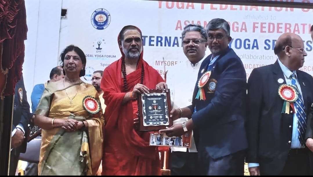 ಯೋಗ ಕಾರ್ಯದರ್ಶಿ ನಟರಾಜ್ ಸನ್ಮಾನ