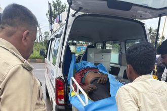 ಬೈಕ್ ಗೆ ಕಾರು ಡಿಕ್ಕಿ ಬೈಕ್ ಸವಾರ ಸಾವು