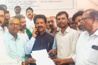 ವೇದಾವತಿ ಬಲದಂಡೆ ನಾಲೆಯ ಹೂಳೆತ್ತಲು ಶಾಸಕರಿಗೆ ಮನವಿ