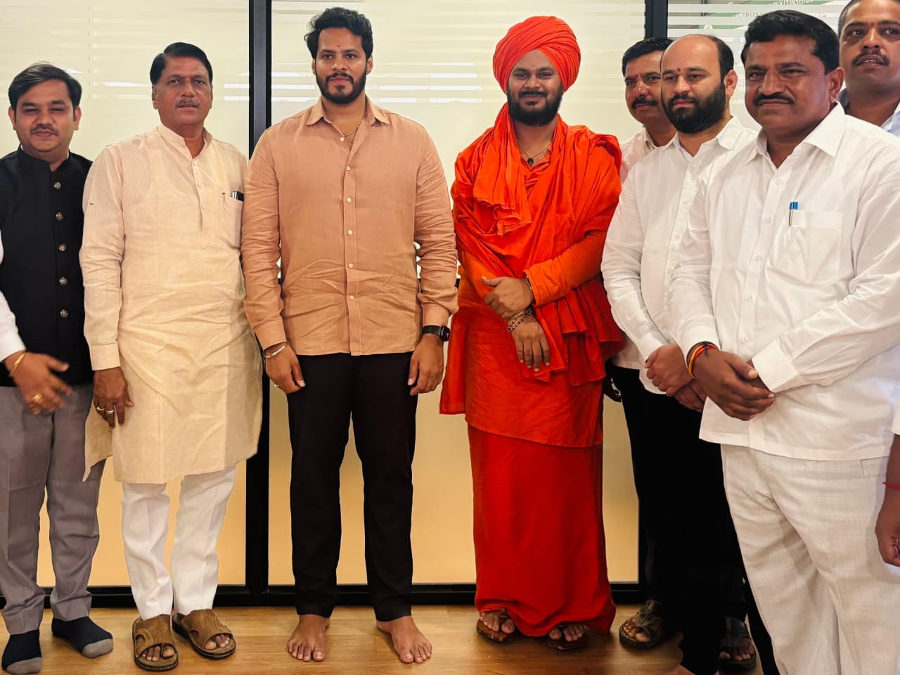 ಉಚಿತ ಅನ್ನಪ್ರಸಾದ ಕಟ್ಟಡ ಕಾಮಗಾರಿ ಪೂಜೆಗೆ ನಿಖಿಲ್ ಗೆ ಆಹ್ವಾನ