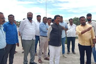 ಕಾಲೇಜು ಪ್ರವೇಶದ್ವಾರ ಇತರೆ ಕಾಮಗಾರಿ ಗುಣಮಟ್ಟಕ್ಕೆ ಆದ್ಯತೆ ನೀಡಿ-ಶಾಸಕ ರಘುಮೂರ್ತಿ