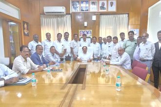 ಐಮಂಗಲ ಕೆರೆಗಳಿಗೆ ನೀರು, ಅಚ್ಚುಕಟ್ಟು ಪ್ರದೇಶಕ್ಕೆ ಹನಿ ನೀರಾವರಿ ಕಾಮಗಾರಿಗಳ ಪ್ರಗತಿ ಪರಿಶೀಲನೆ