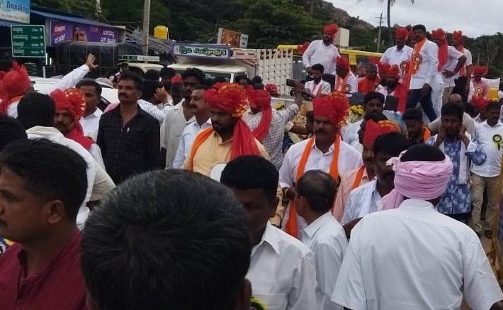 ಮದಕರಿ ನಾಯಕ ಜಯಂತ್ಯೋತ್ಸವ ವಿಜೃಂಭಣೆಯ ಮೆರವಣಿಗೆ