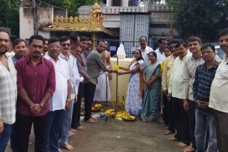 ಪಾರ್ಕ್ ಅಭಿವೃದ್ದಿಗೆ ನಗರಸಭೆ ಅಧ್ಯಕ್ಷೆ ಅನಿತಾ ರಮೇಶ್‌ ಭೂಮಿ ಪೂಜೆ 