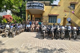 ಪೊಲೀಸರ ಮಿಂಚಿನ ಕಾರ್ಯಚರಣೆ: ಬೈಕ್ ಕಳ್ಳನ ಬಂಧನ, 34 ಬೈಕ್ ಪತ್ತೆ