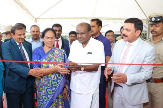 ಕೃಷಿ ಕೀಟ ಜೈವಿಕ ನಿಯಂತ್ರಣ ಪ್ರದರ್ಶನ ಉದ್ಘಾಟಿಸಿದ ಕುಮಾರಸ್ವಾಮಿ