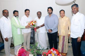 ಕೇಂದ್ರ ಸಚಿವ ಕುಮಾರಸ್ವಾಮಿ ಭೇಟಿಯಾದ ಬಿಜೆಪಿ ನಾಯಕರು