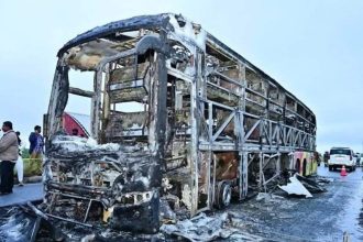 ಹೊತ್ತಿ ಉರಿದ ವೋಲ್ವೋ ಬಸ್, 21 ಮಂದಿ ಮರಣ, ಹಲವರು ಗಾಯ