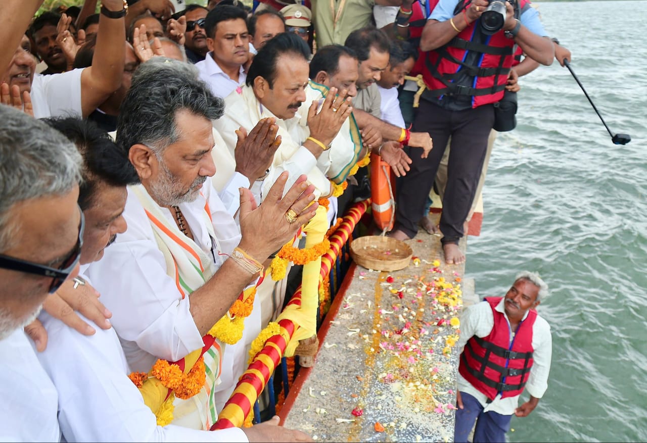 ವರ್ಷದಲ್ಲಿ 3ನೇ ಬಾರಿ ಭರ್ತಿಯಾದ ಕೆಆರ್ ಎಸ್ ಡ್ಯಾಂ!