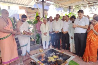 ಶ್ರೀ ಅಯ್ಯಪ್ಪ ಸ್ವಾಮಿ ದೇವಸ್ಥಾನದ ಅನ್ನದಾನ ಕಾರ್ಯಕ್ಕೆ ಚಾಲನೆ ನೀಡಿದ ಸಂಸದರು