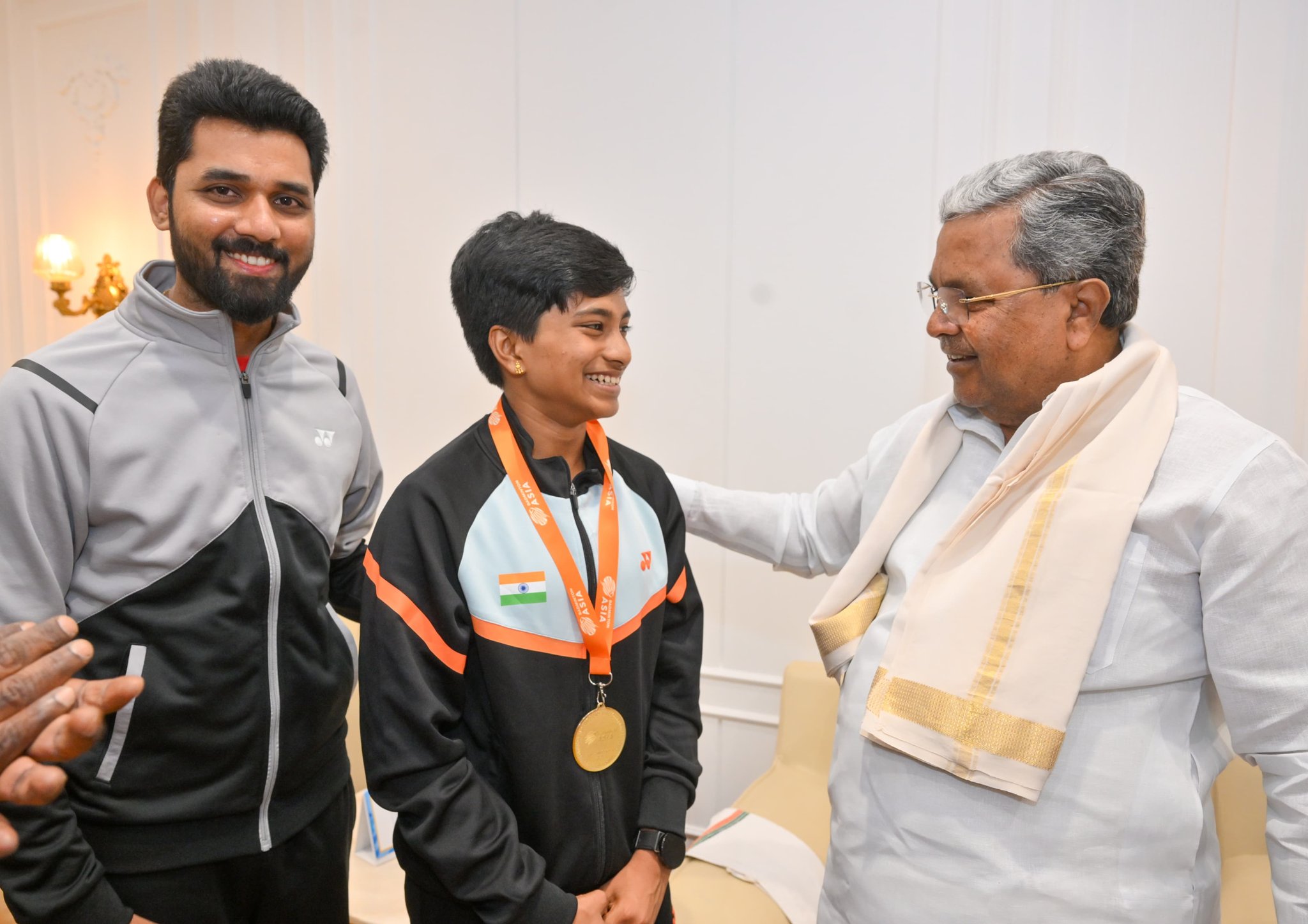 ಏಷ್ಯಾ ಕಪ್ ಬ್ಯಾಡ್ಮಿಂಟನ್ ಪಂದ್ಯದಲ್ಲಿ ಚಿನ್ನದ ಪದಕ ಗಳಿಸಿದ ಶೈನಾ ಮಣಿಮುತ್ತು