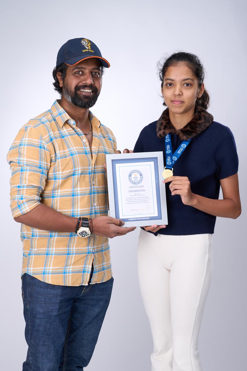 ಸರಸ್ವತಿ ವೀರೇಂದ್ರ ಪಪ್ಪಿಗೆ ಗಿನ್ನಿಸ್ ವರ್ಲ್ಡ್ ರೆಕಾರ್ಡ್ ಗೌರವ