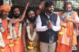 ನಾಗಸಾಧುಗಳ ಸಮ್ಮುಖದಲ್ಲಿ ಮಣಿಕಂಠ ಚಲನಚಿತ್ರಕ್ಕೆ ಮುಹೂರ್ತ