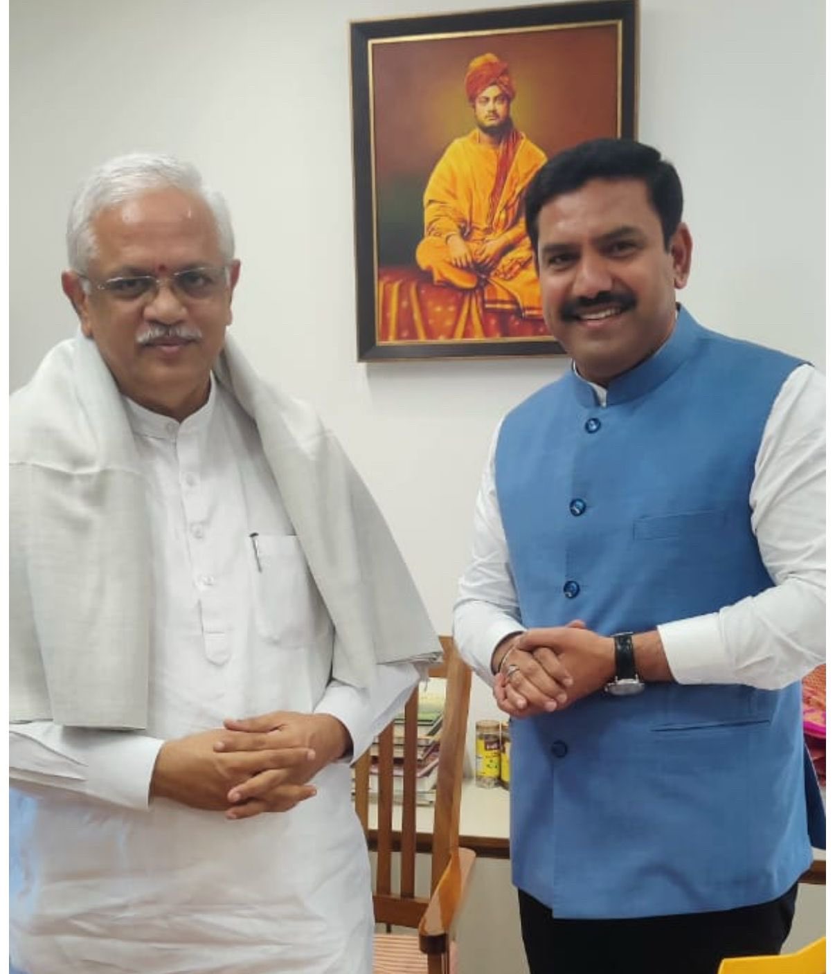 ಬಿ.ಎಲ್.ಸಂತೋಷ್ ಅವರನ್ನು ಭೇಟಿ ಮಾಡಿದ ಬಿ.ವೈ ವಿಜಯೇಂದ್ರ