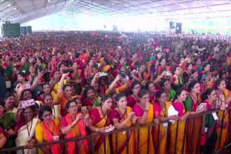 ಮೋದಿ ಅವರಿಗೆ ಅದ್ಧೂರಿ ಸ್ವಾಗತ