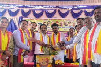 ಅದ್ಧೂರಿಯಾಗಿ ನಡೆದ ಕಸಾಪ ನೂತನ ಘಟಕದ ಪದಗ್ರಹಣ, ಕನ್ನಡ ರಾಜ್ಯೋತ್ಸವ