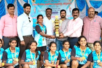 ನೆಟ್‍ಬಾಲ್ ಪಂದ್ಯಾವಳಿ ಹೊನ್ನಾಳಿ ಎಸ್‍ಎಂಎಸ್ ಕಾಲೇಜು ಪ್ರಥಮ