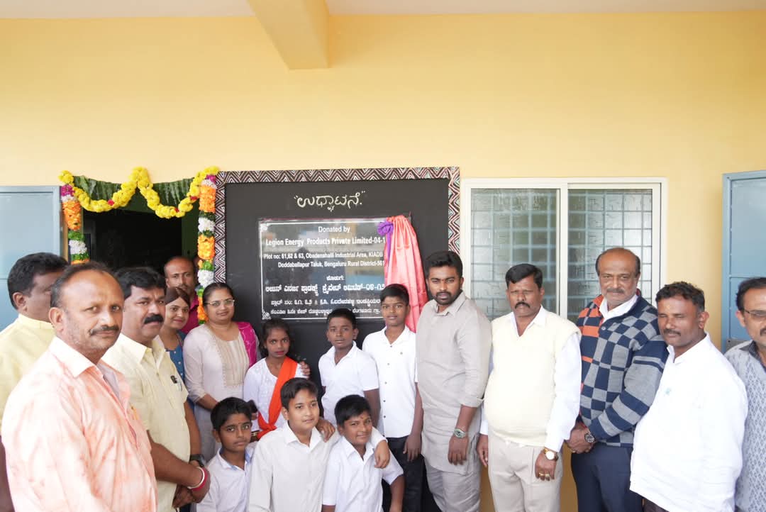 ನೂತನ ಶಾಲಾ ಕೊಠಡಿ ಉದ್ಘಾಟಿಸಿದ ಶಾಸಕ ಧೀರಜ್ ಮುನಿರಾಜು