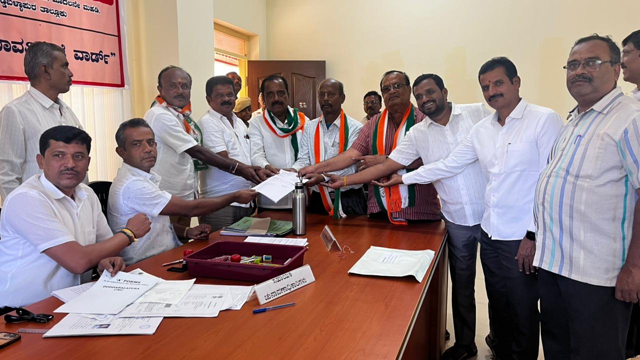 ಉಪ ಚುನಾವಣೆ, ಕಾಂಗ್ರೆಸ್ ಅಭ್ಯರ್ಥಿಯಾಗಿ ಕೆ.ಜಿ.ದಿನೇಶ್ ನಾಮಪತ್ರ ಸಲ್ಲಿಕೆ