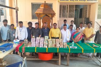 ಘಾಟಿ ದೇವಾಲಯದ ಹುಂಡಿ ಹಣ ಎಣಿಕೆ