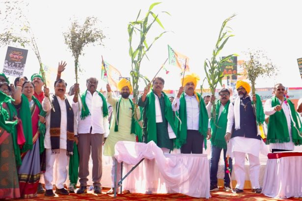 ರೈತ ವಿರೋಧಿ ಕಾಂಗ್ರೆಸ್ ಸರ್ಕಾರದ ವಿರುದ್ದ ಬಿಜೆಪಿ ನಾಯಕರುಗಳಿಂದ ಸುವರ್ಣಸೌಧಕ್ಕೆ ಮುತ್ತಿಗೆ 