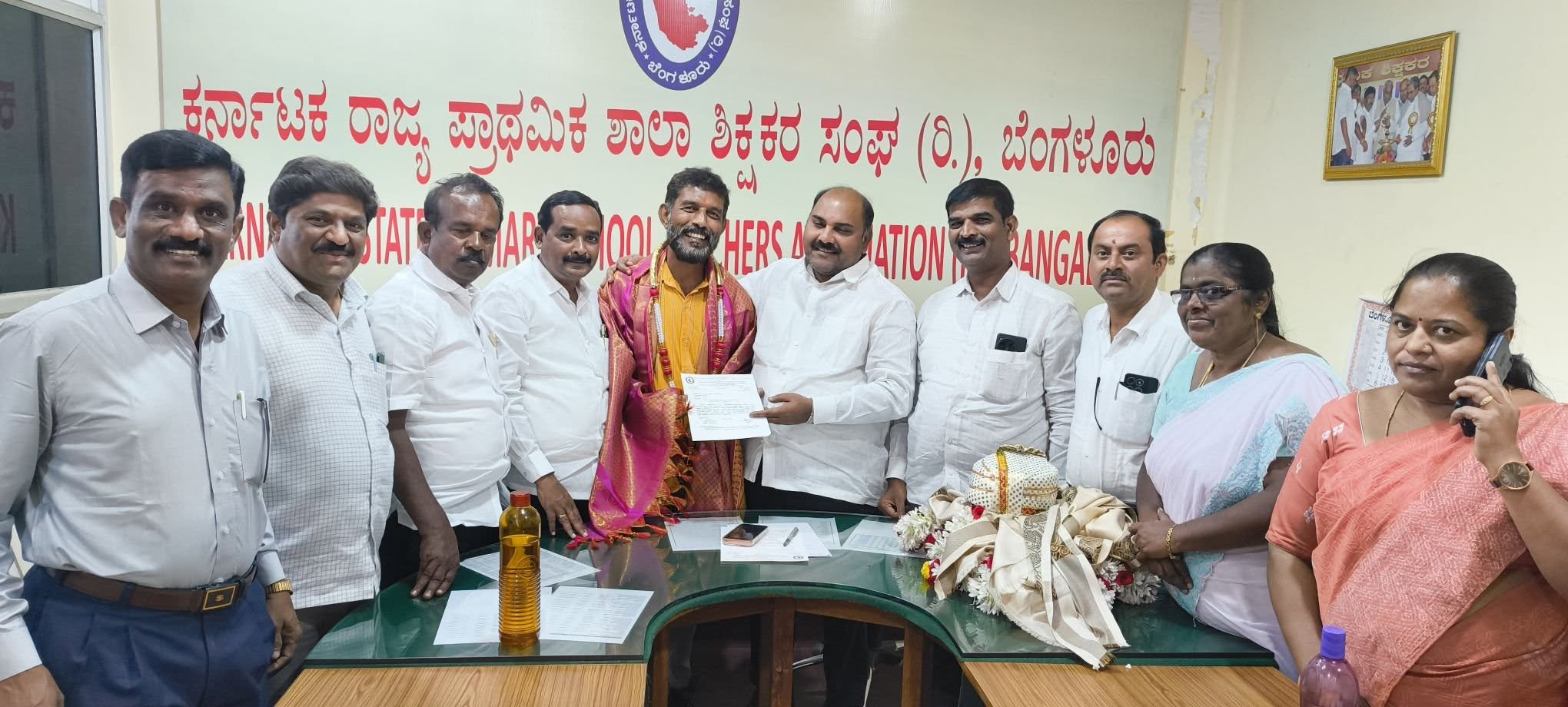 ಪ್ರಾಥಮಿಕ ಶಾಲಾ ಶಿಕ್ಷಕರ ಸಂಘದ ತಾಲೂಕು ಅಧ್ಯಕ್ಷರಾಗಿ ಹನುಮಂತರೆಡ್ಡಿ 2ನೇ ಬಾರಿಗೆ ಆಯ್ಕೆ