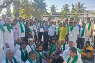 ವಿವಿಧ ಬೇಡಿಕೆ ಈಡೇರಿಕೆಗಾಗಿ ರೈತರ ಉಪವಾಸ ಧರಣಿ ಸತ್ಯಾಗ್ರಹ