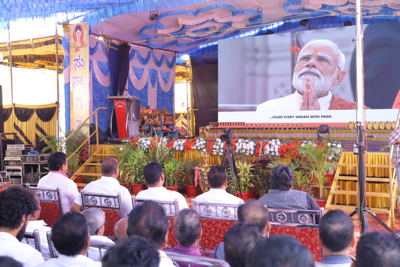 ಮೋದಿ ಅವರ ‘ಮನ್ ಕಿ ಬಾತ್’ ಕಾರ್ಯಕ್ರಮ ವೀಕ್ಷಿಸಿದ ಬಿಜೆಪಿ ನಾಯಕರು