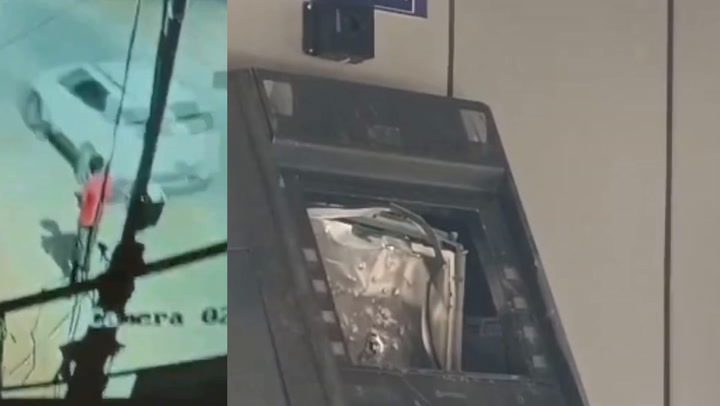 ಕುಡಿದ ಅಮಲಿನಲ್ಲಿ ಎಟಿಎಂ ಧ್ವಂಸ ಮಾಡಿದ ಕಿಡಿಗೇಡಿ