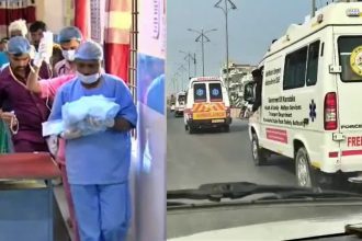 ಹಸುಗೂಸಿನ ತುರ್ತು ಚಿಕಿತ್ಸೆಗಾಗಿ ಝಿರೋ ಟ್ರಾಫಿಕ್​ನಲ್ಲಿ ಆಸ್ಪತ್ರೆಗೆ ಕರೆದೊಯ್ದ ಪೋಷಕರು