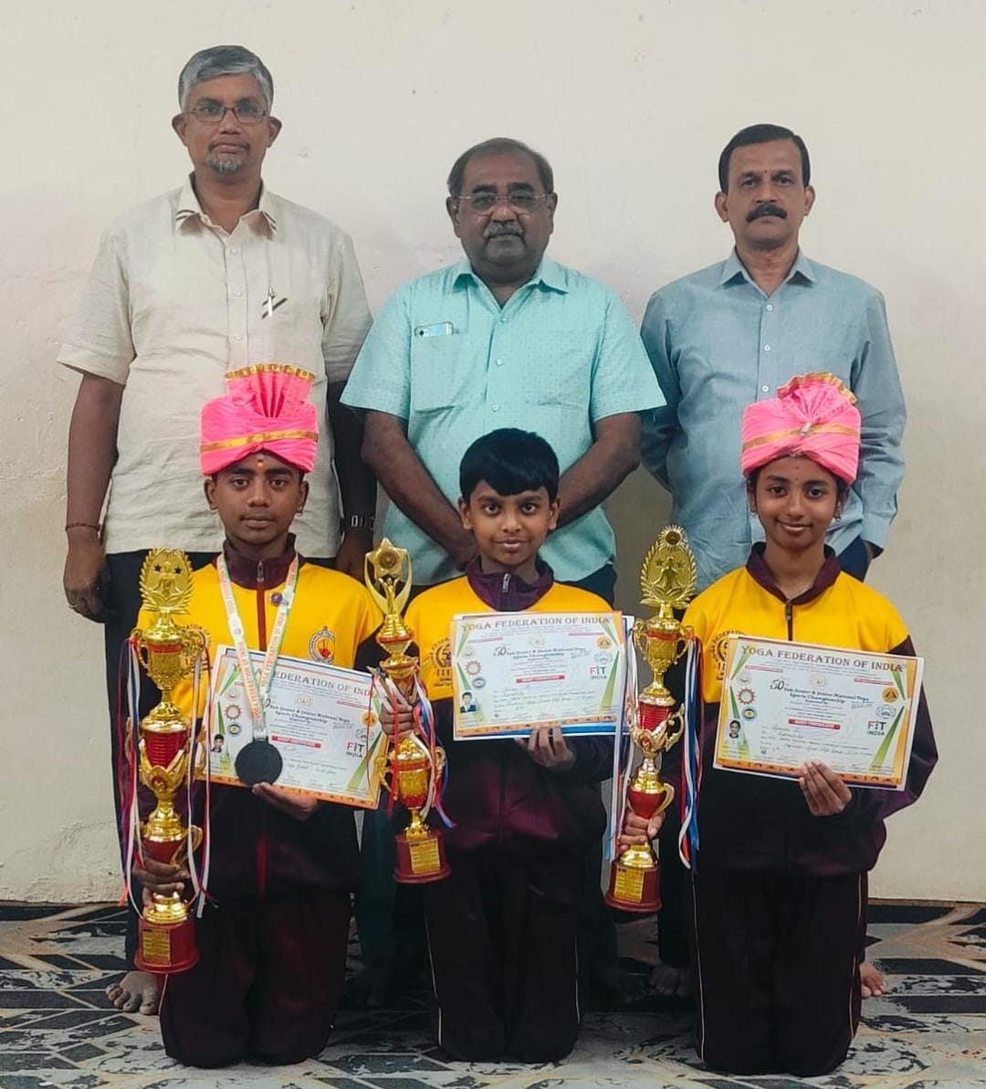 ರಾಷ್ಟ್ರೀಯ ಸಬ್ ಜೂನಿಯರ್ ಯೋಗ ಸ್ಪರ್ಧೆಯಲ್ಲಿ ಅಭೂತ ಪೂರ್ವ ಸಾಧನೆ