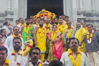 ಬ್ರಹ್ಮರಥೋತ್ಸವ ಪ್ರಯುಕ್ತ ಸುಬ್ರಹ್ಮಣ್ಯ ಸ್ವಾಮಿ, ಶ್ರೀನರಸಿಂಹ ಸ್ವಾಮಿ ದೇವರುಗಳ ಅದ್ಧೂರಿ ಮೆರವಣಿಗೆ