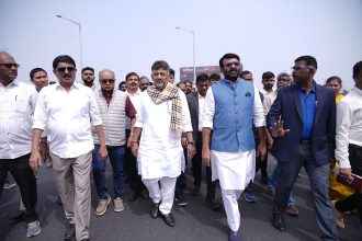 ಸ್ಕೈಡೆಕ್ ನಿರ್ಮಾಣದ ಸ್ಥಳ ಪರಿಶೀಲಿಸಿದ ಡಿಸಿಎಂ ಡಿಕೆ ಶಿವಕುಮಾರ್