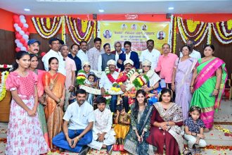 ನಿವೃತ್ತ ಪ್ರಾಚಾರ್ಯ ಪ್ರೊ. ಟಿ.ಎಸ್. ಹೂವಯ್ಯ ಗೌಡ ಅವರಿಗೆ ಅದ್ಧೂರಿ ಸನ್ಮಾನ